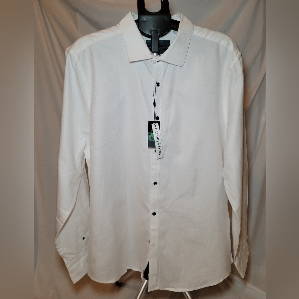 Men's Paisley & Gray dress button down